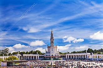 May 13th Celebration Mary Basilica of Lady of Rosary Fatima Portugal
