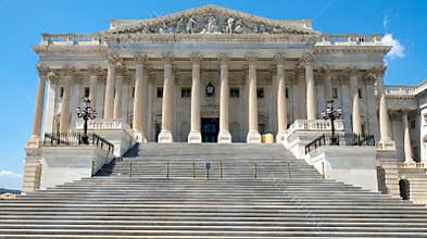 The US House of Representatives at the Capitol in Washington D.