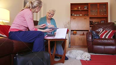 Carer giving Financial Advice
