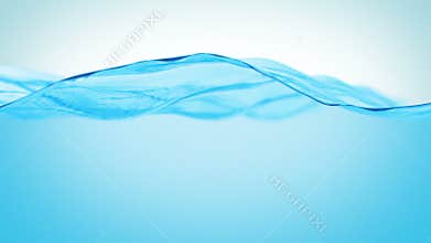 Looped Waving Water in Slow Motion. HD 1080