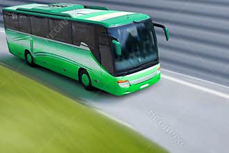 Green bus