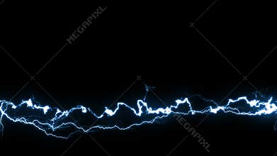Beautiful Electric Arc moving across the Screen with the Sound. HD 1080. Loop-able