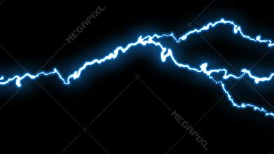 Set of 6 Electric Arcs and Lightnings. HD 1080p. Loop-able