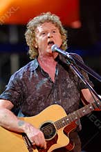 Mick Hucknall of Simply Red   during the concert