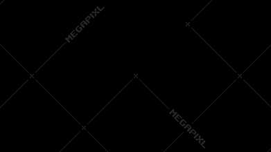 Abstract Particles With Trails. CGI animation.