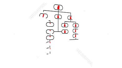 Chart Concept with woman leader