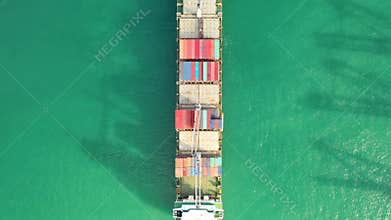 International Containers Cargos ship,Freight Transportation, Shipping,Trade Port,Shipping cargo to harbor,