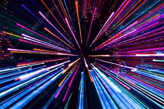 Fireworks in multi colors
