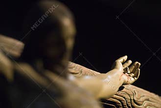 Jesus Christ's hand.