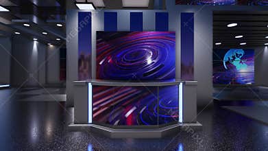 3D Virtual TV Studio News