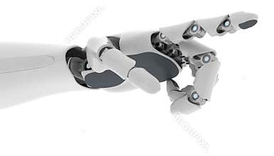 Futuristic artificial arm