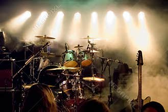 Empty Stage at concert