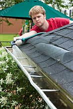 Cleaning Gutters