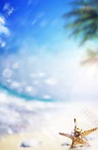 Art Paradise Beach background