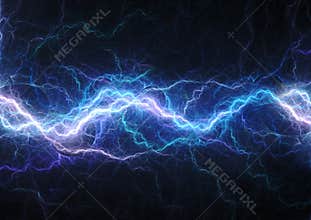 Lightning, abstract electrical background