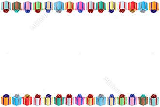 Christmas gifts birthday card presents copyspace copy space wedding gift present