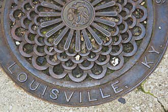Louisville - manhole cover