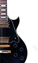 Electric guitar closeup