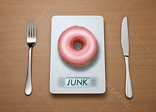 Junk Food Weight Scale