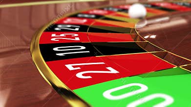 Casino Roulette wheel - Lucky number 19 red nineteen red