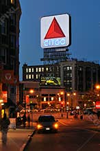 Citgo Sign at Night, a Boston Landmark