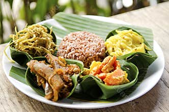Indonesian food in bali