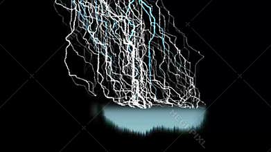 Digital Rendering Lighting Electric Charge Video