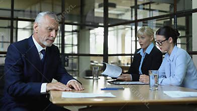 Human resources specialists refusing senior candidate, pension age, unemployment