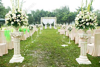 Wedding reception overview