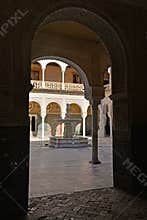 Seville, Andalusia, Spain. Casa de Pilatos arabic mudejar architecture