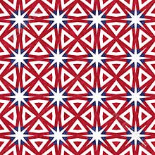Red star burst abstract geometric seamless textured pattern background