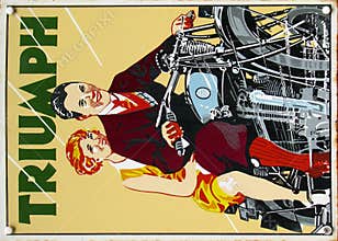 Old advert - triumph