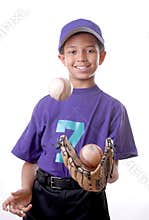 Young Male Baseball Player