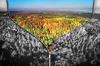 Unzip a view to colorful world, better life