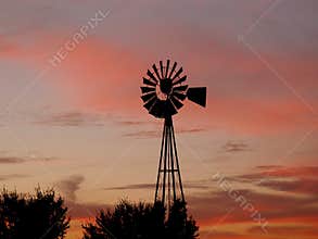 Windmill at Sunrise