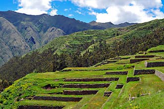 Peru landscape in Chinchero