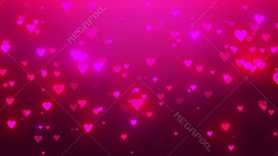 Defocused holiday background. Design element for titles. 3D animation.