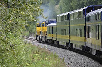 Alaska Railroad heading to Denali