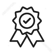 Quality vector icon. Award in modern design style for web site and mobile app