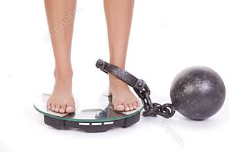 Scales chain feet