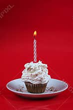 Birthday cupcake
