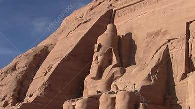 Abu Simbel - Colossus of Ramesses II on the Great Temple