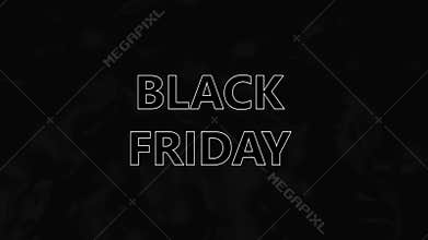 Black Friday sale for Marketing discount promotion video.