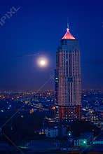 UAP Tower at night
