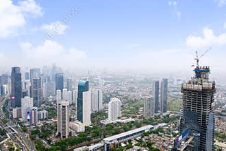 UOB Plaza in Sudirman and other famous skyscrapers