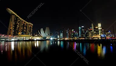 Singapore Marina Bay Skyline