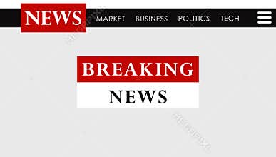 Breaking News Website Style Post Design