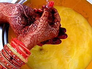 Ritual with Mehendi