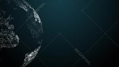 Looping Spinning Earth Globe Animation Made Connections