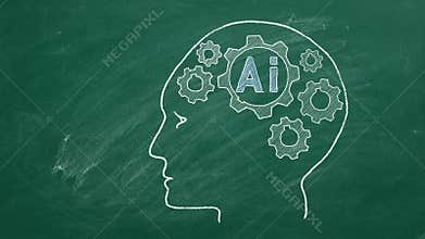 Artificial intelligence concept